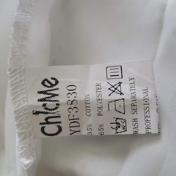 CBR Women White Dress, Size S. - Picture 4 of 5